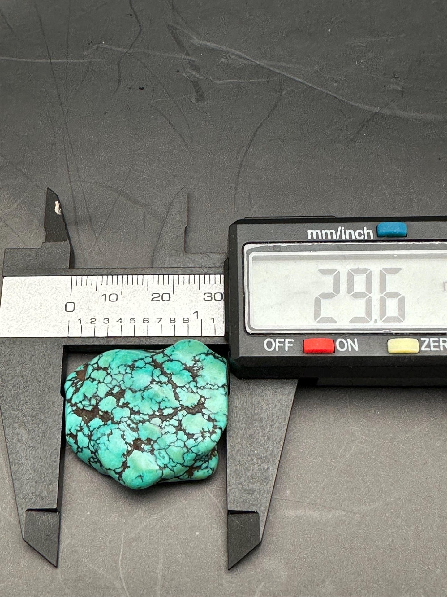 Vintage Tibetan Turquoise Gemstone, Natural Blue Stone, Rare Collectible