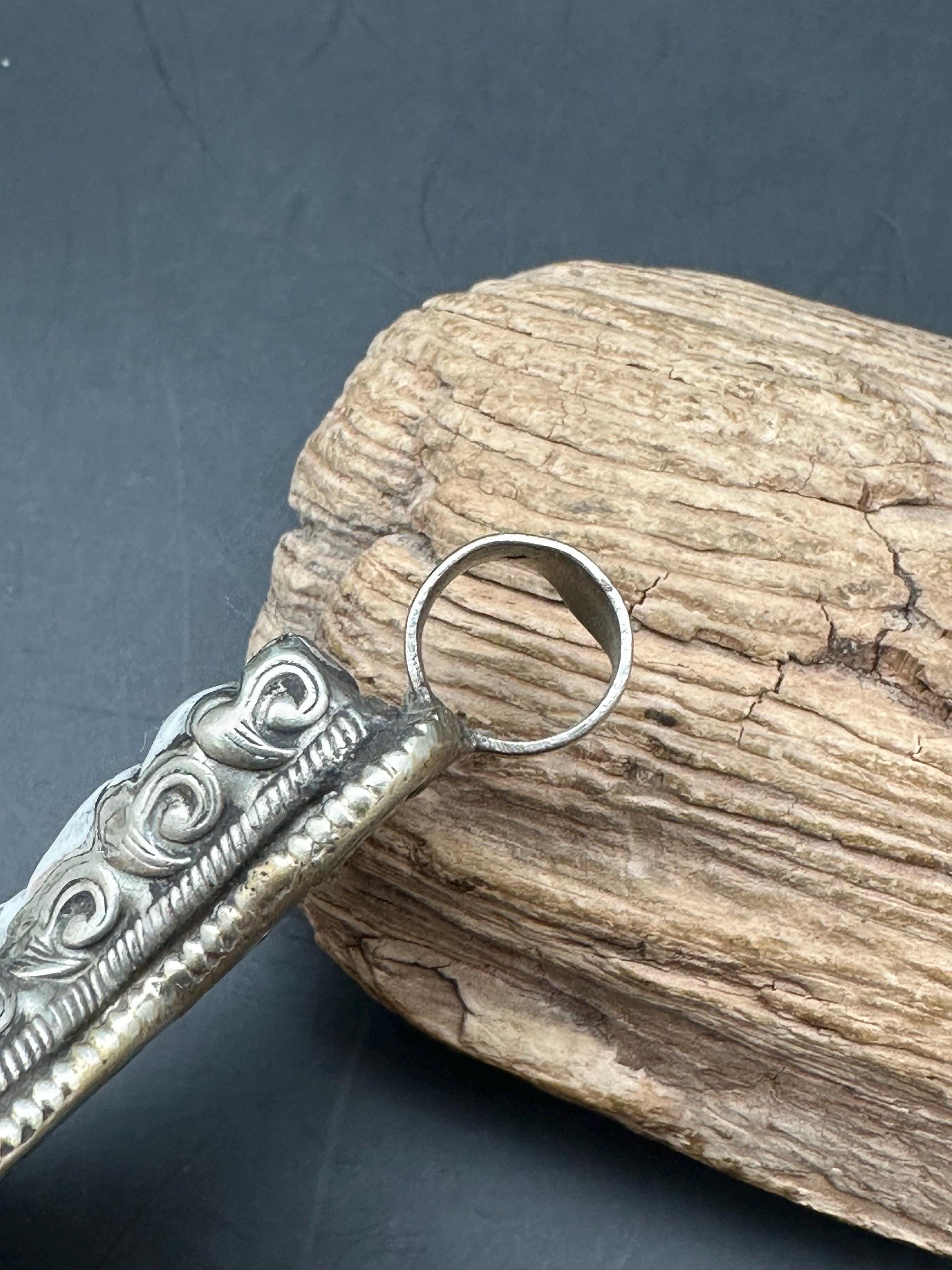 Buddha hand pendent, on mantra pendent, master handcrafted with yak bone