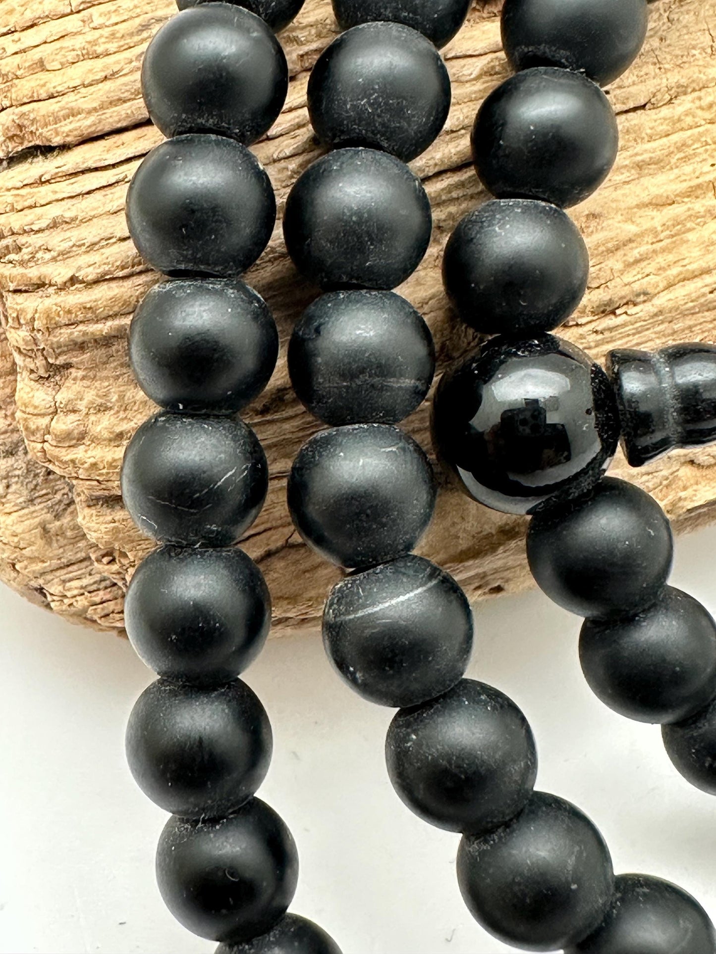 Shaligram mala, sacred bead from Himalaya,