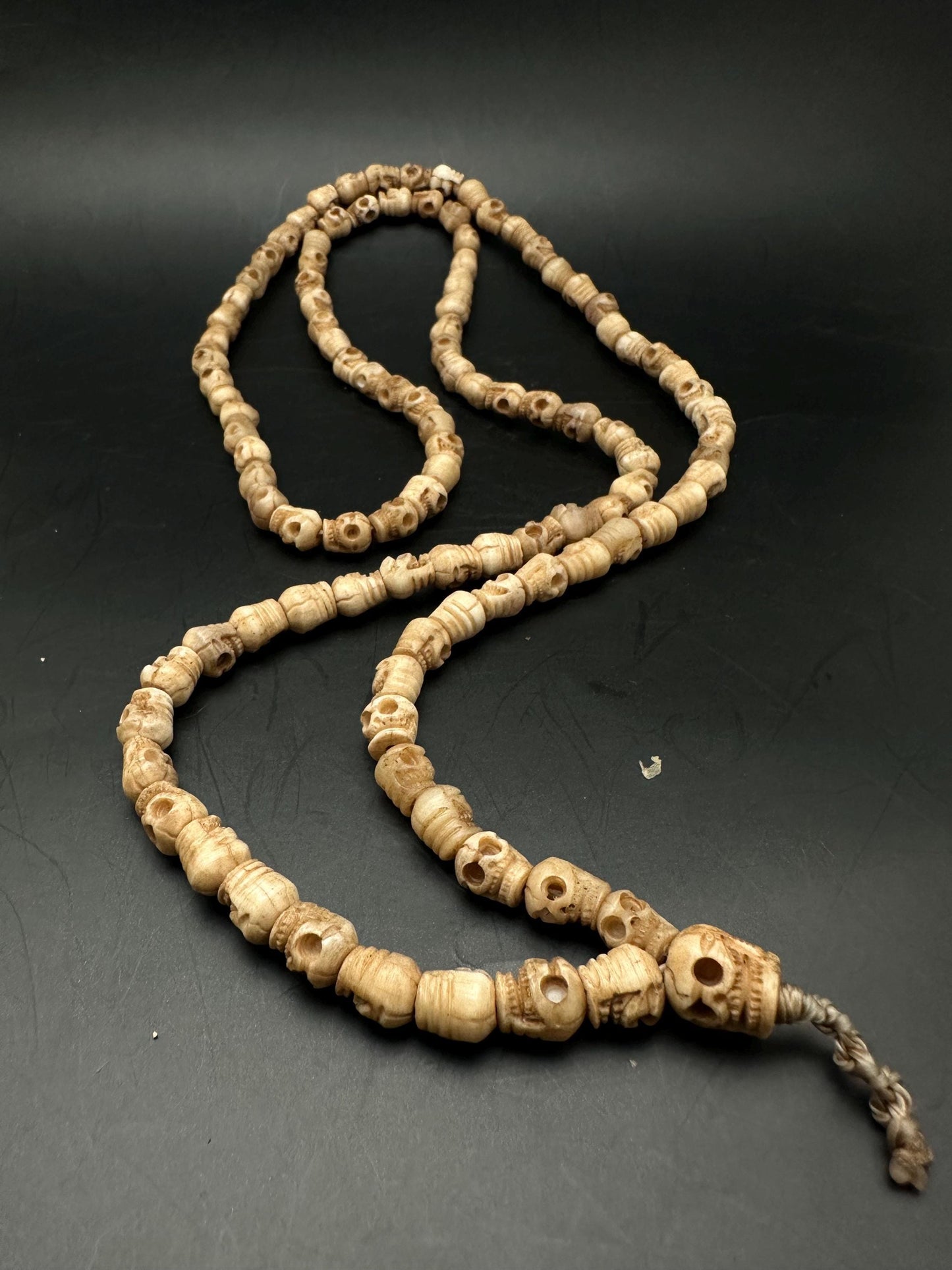 Tantric mala, master handcrafted bone prayer, Mala,