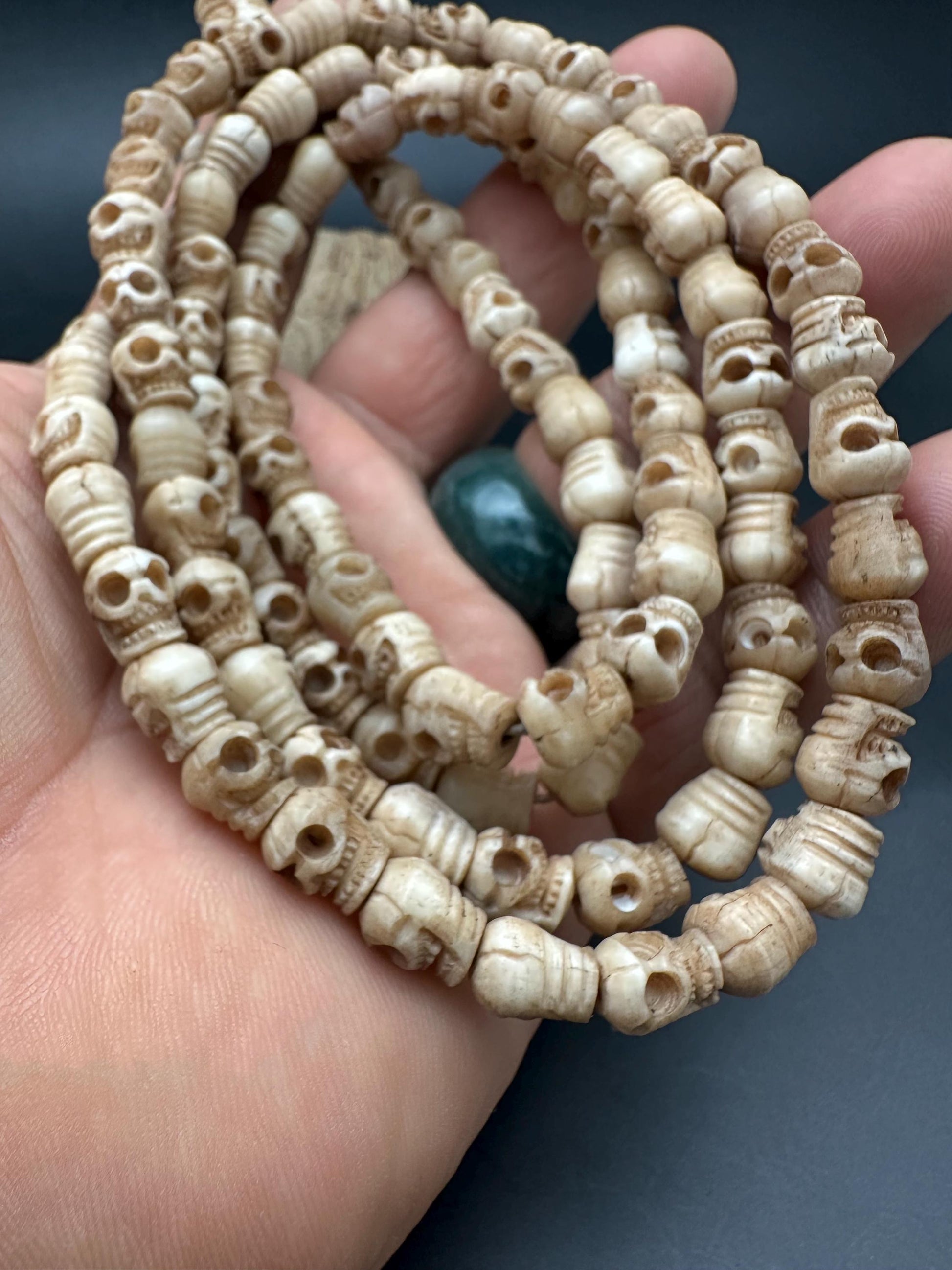 Tantric mala, master handcrafted bone prayer, Mala,