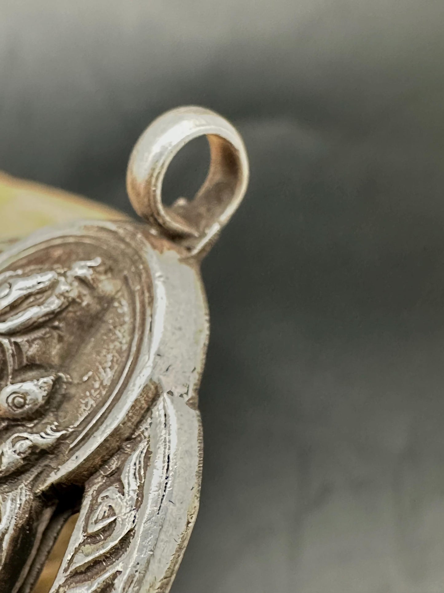 Vajra sattava , buddha of purification, sterling silver