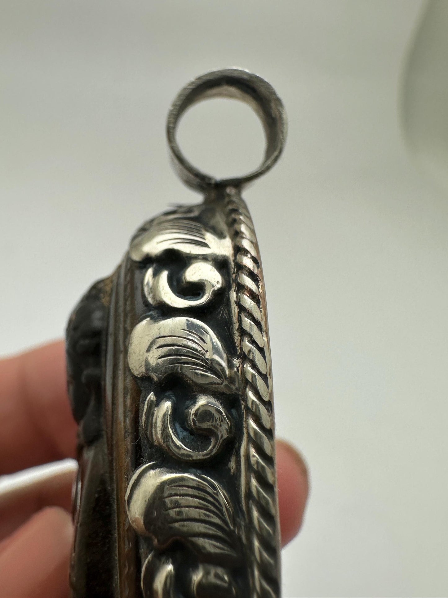 Carnilian carved Buddha pendant,handcrafted,Tibetan silver,spiritual,meditation,yoga