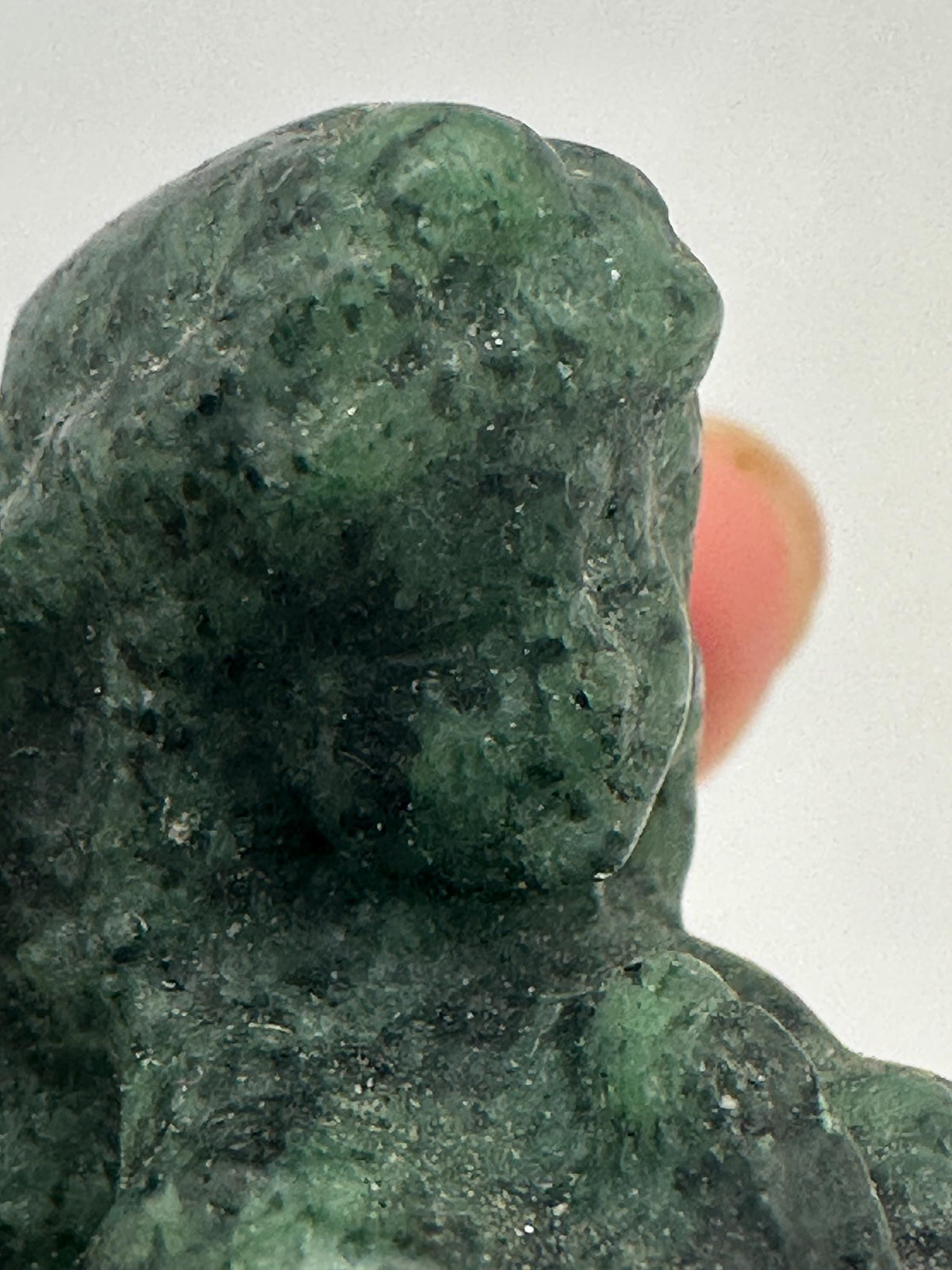 Hand-Carved Green Aventurine Angel Figurine,Crystal Guardian Angel Statue ,Pocket Angel Totem, Spiritual Healing Crystal Gift ,60.2mmX29.7mm