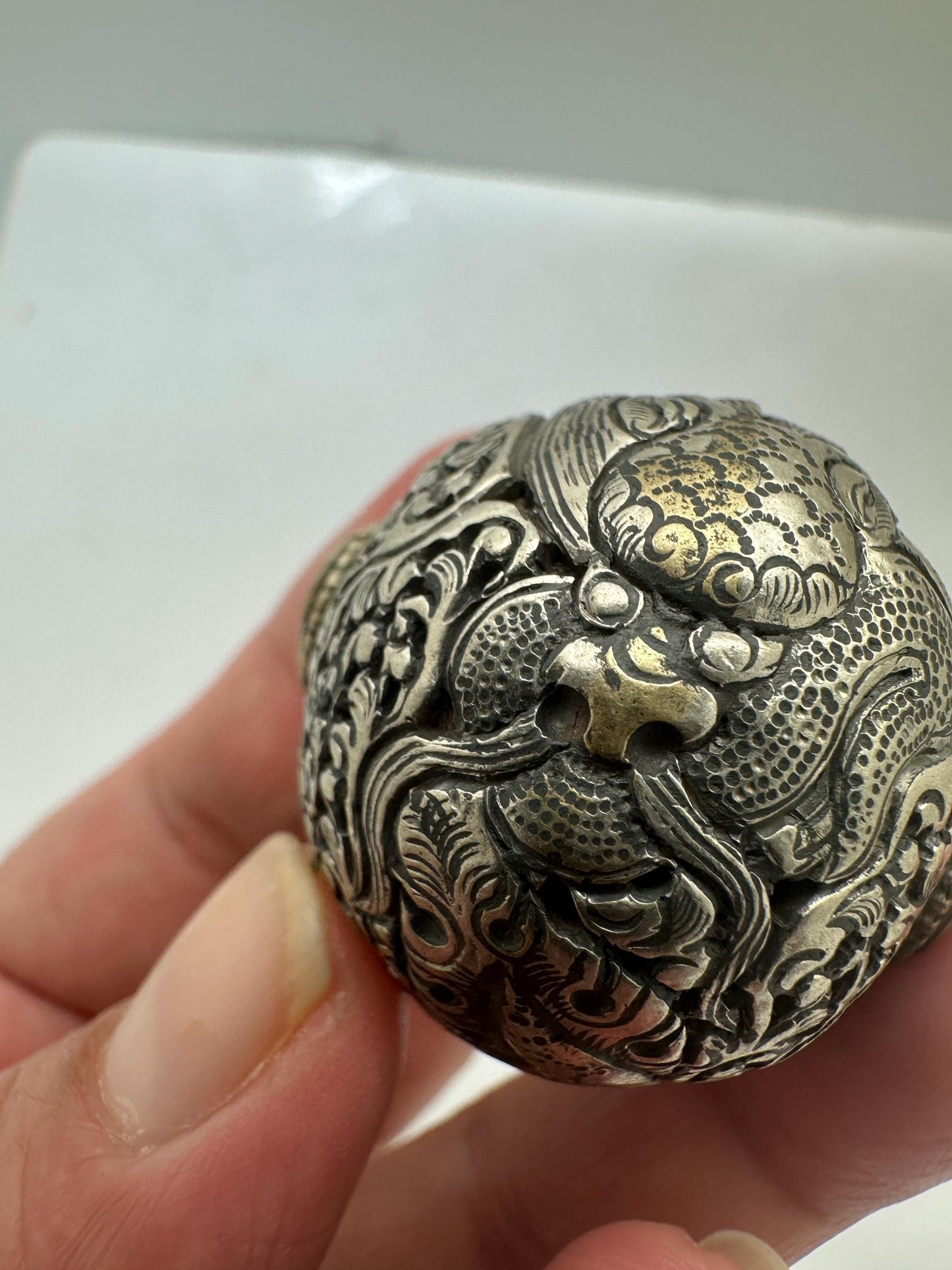 Dragon bead, Huge chinese dragon focal bead ,handcrafted, antique style asian mythology Jewelry, Boho Talisman Gift,Nepalese