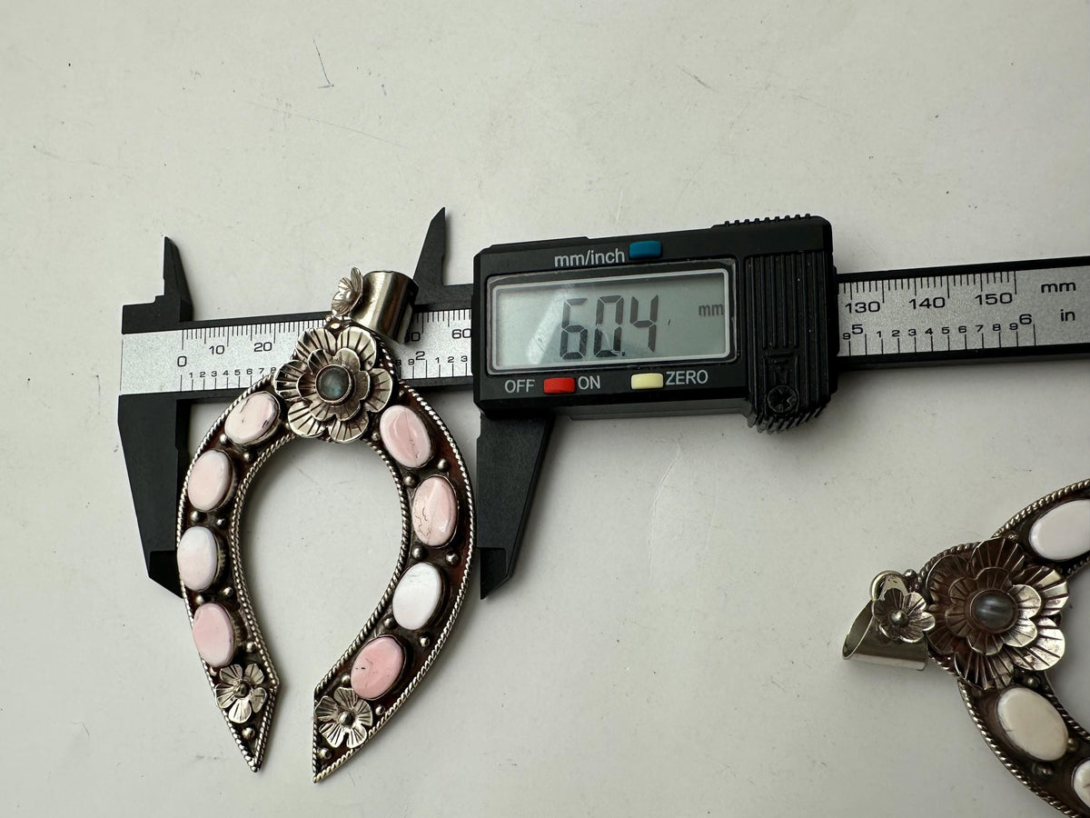Large Floral blossoms pendant,, tibetan silver, white and pink shell, handcrafted,labradorite, flower pendant, 102.8mmX60.4mm