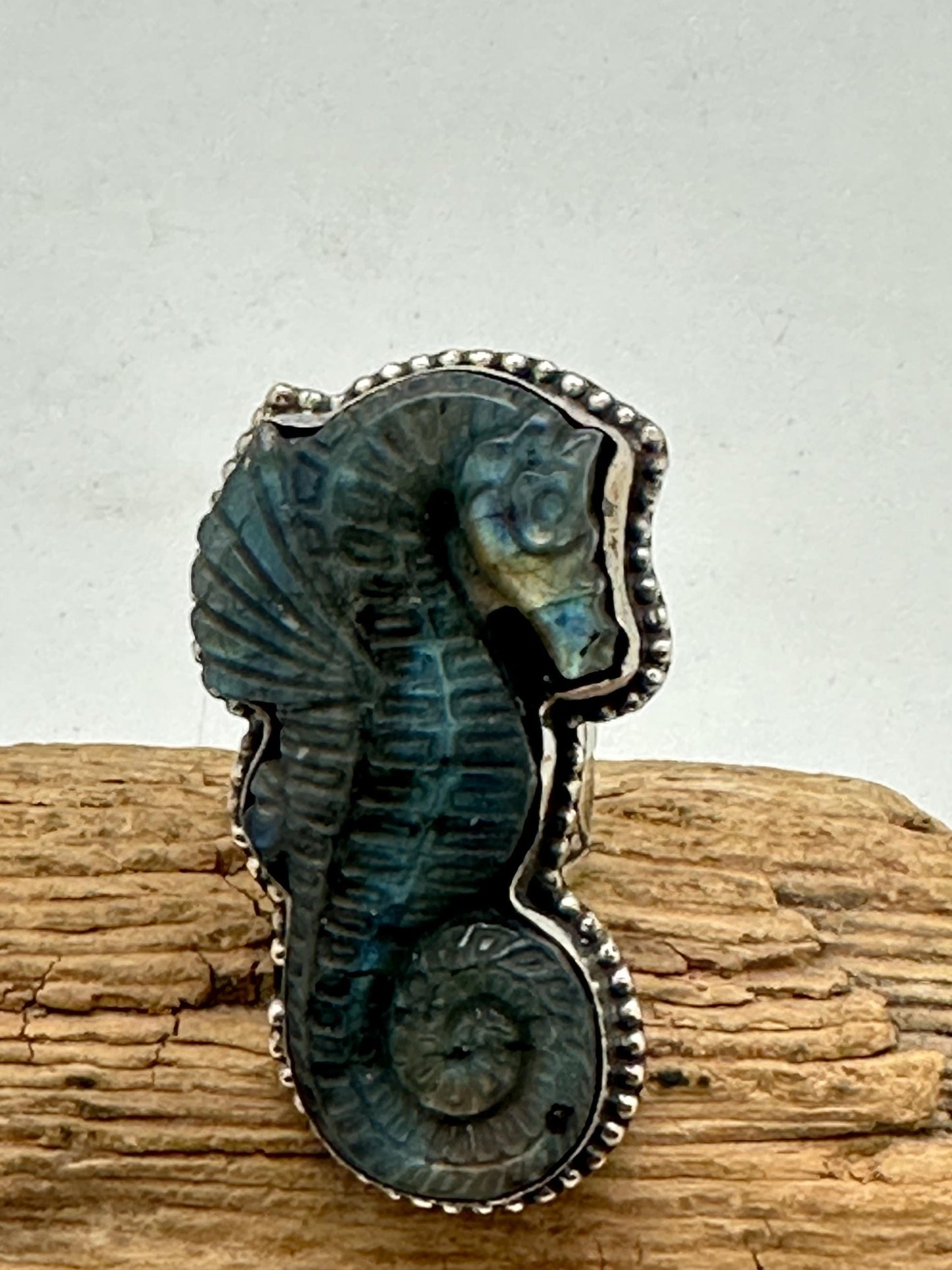 large labradorite carved ring, handcrafted,tibetan silver, adjustable