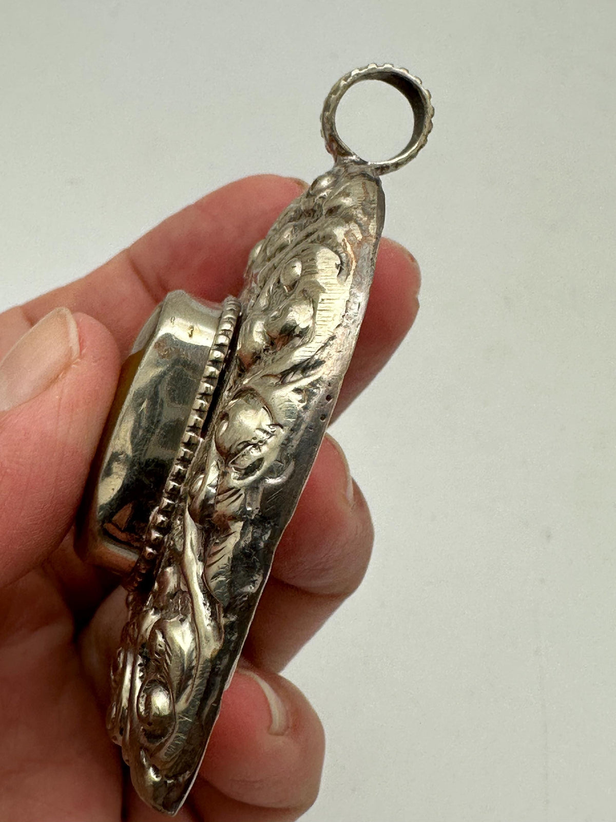 Handcrafted, yellow agate,Tibetan silver, Tibetan design, ethnic style,66.6mmX48.3mm