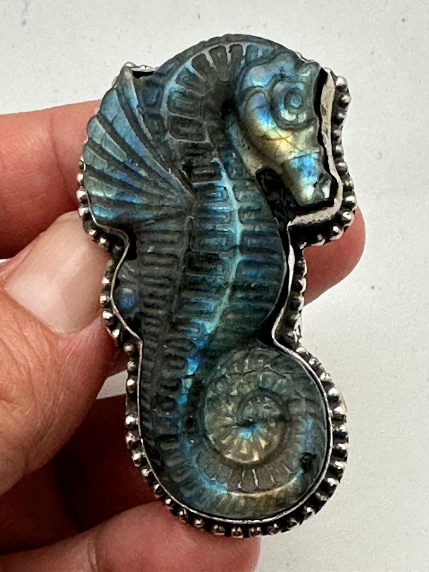 large labradorite carved ring, handcrafted,tibetan silver, adjustable