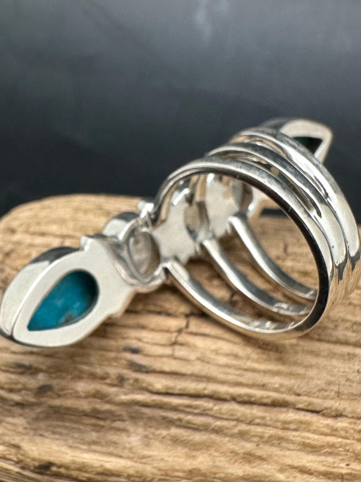 Master handcrafted turquoise with moon stone and topaz with. Sterling silver