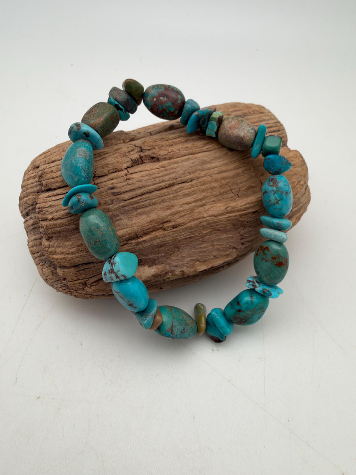 Tibetan turquoise bracelet, natural genuine turquoise, healing stone, Tibetan jewelry