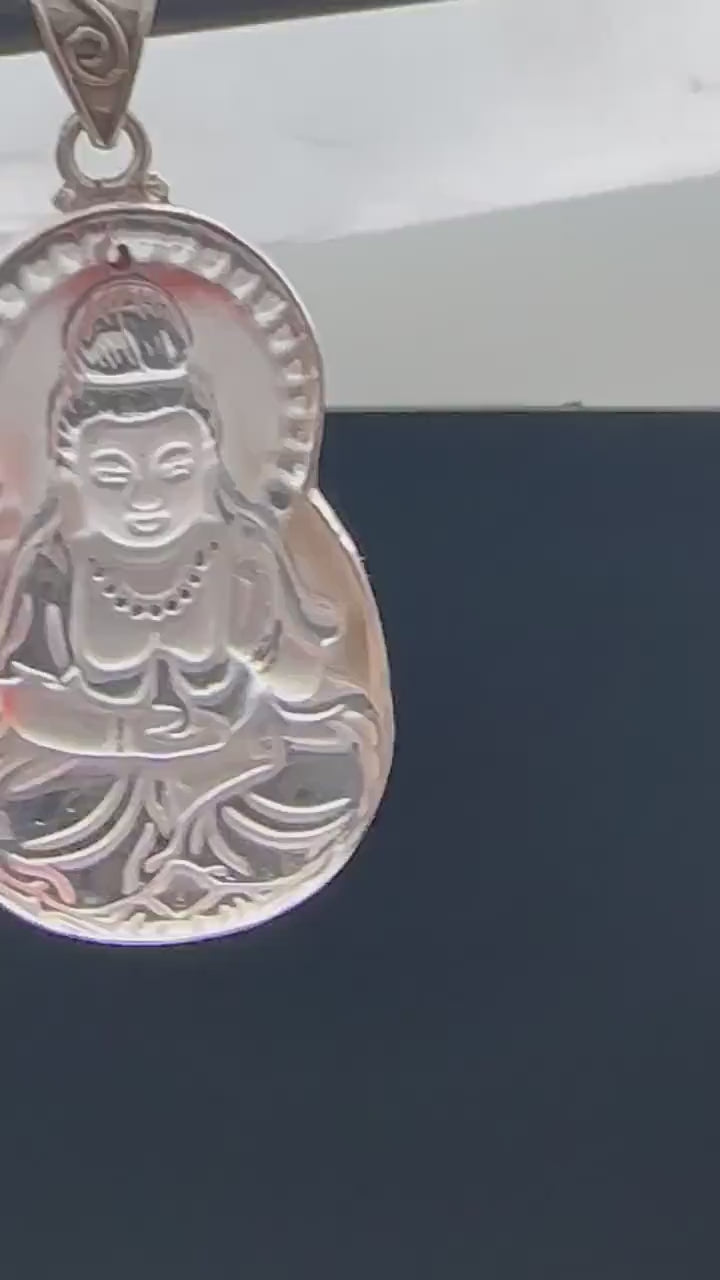 kwanyin,Quanyin, hand crafted, quartz crystal,sterling silver,Gwanyin Boddhisatva,god of compassion,Devine famine power,Himalayan,Nepalese