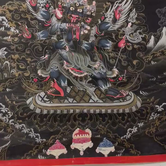 vajrakilaya, dorje phurba, Tibetan painting, Buddhist Thangka ,