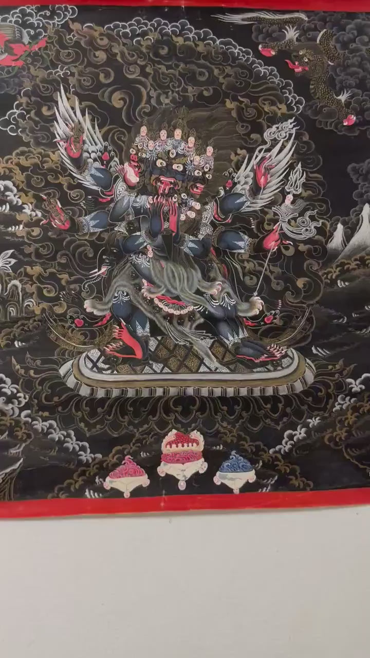 vajrakilaya, dorje phurba, Tibetan painting, Buddhist Thangka ,