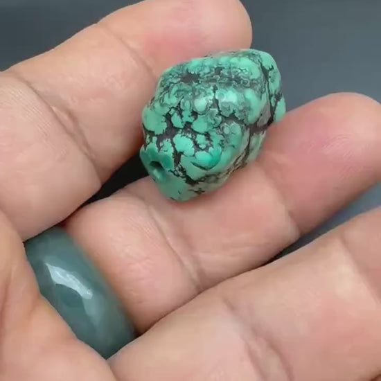 Vintage ,Tibetan Turquoise ,Gemstone, Natural Blue Stone From Tibet