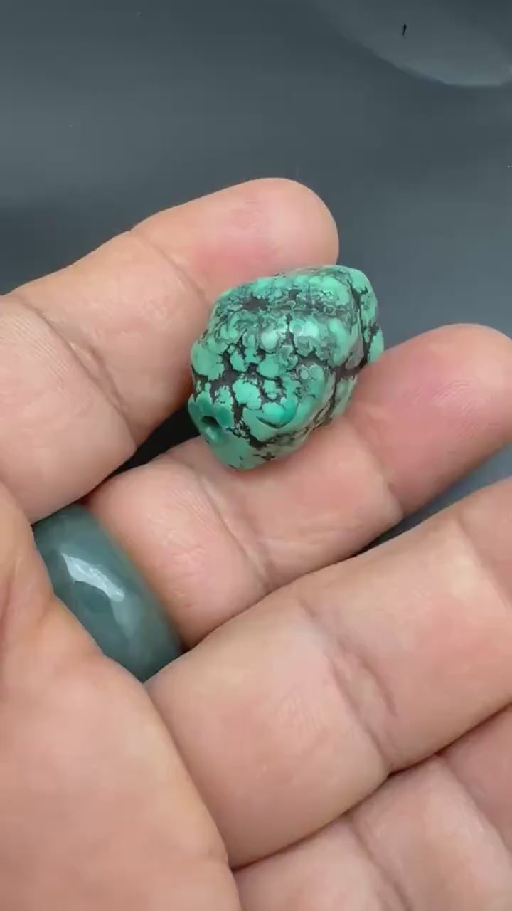 Vintage ,Tibetan Turquoise ,Gemstone, Natural Blue Stone From Tibet